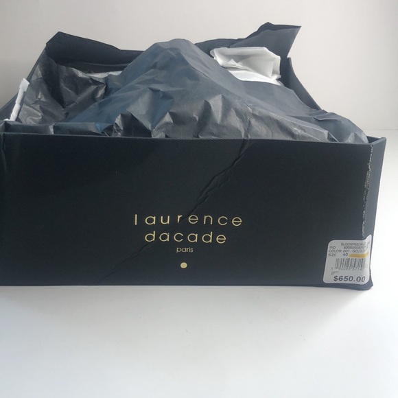 NIB Laurence Dacade Gold and silver Sequin booties - Picture 7 of 11